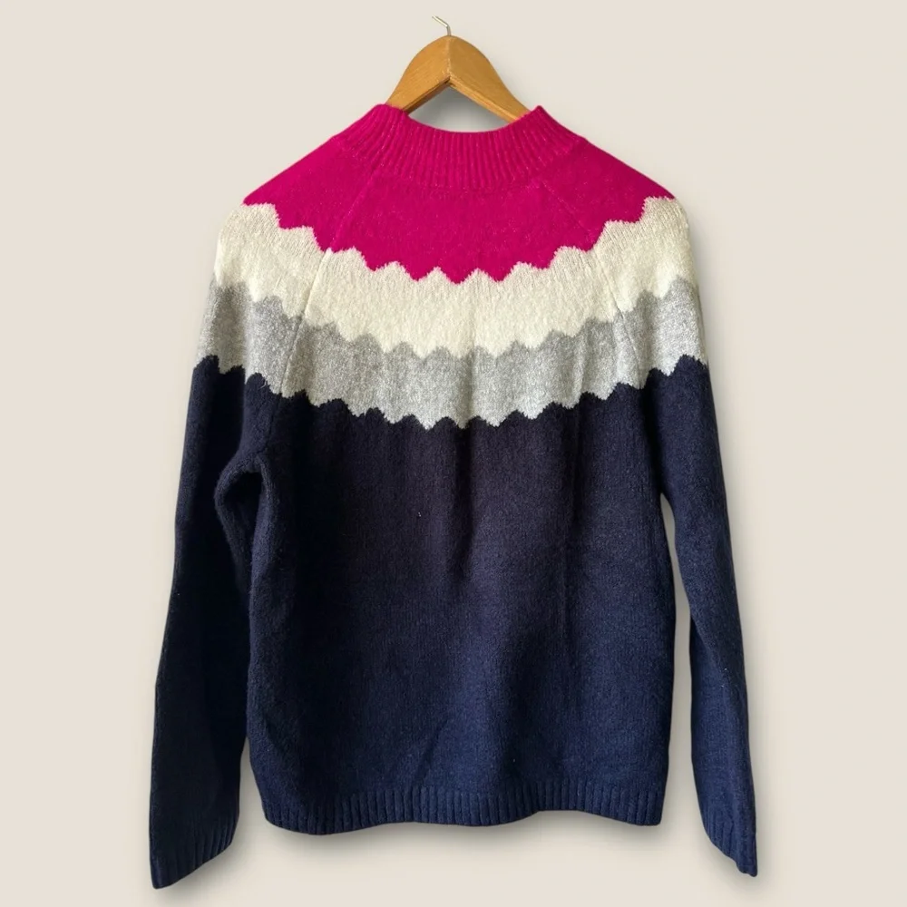 Talbots MOCKNECK SWEATER - SCALLOPED YOKE NWT - Picture 8 of 14